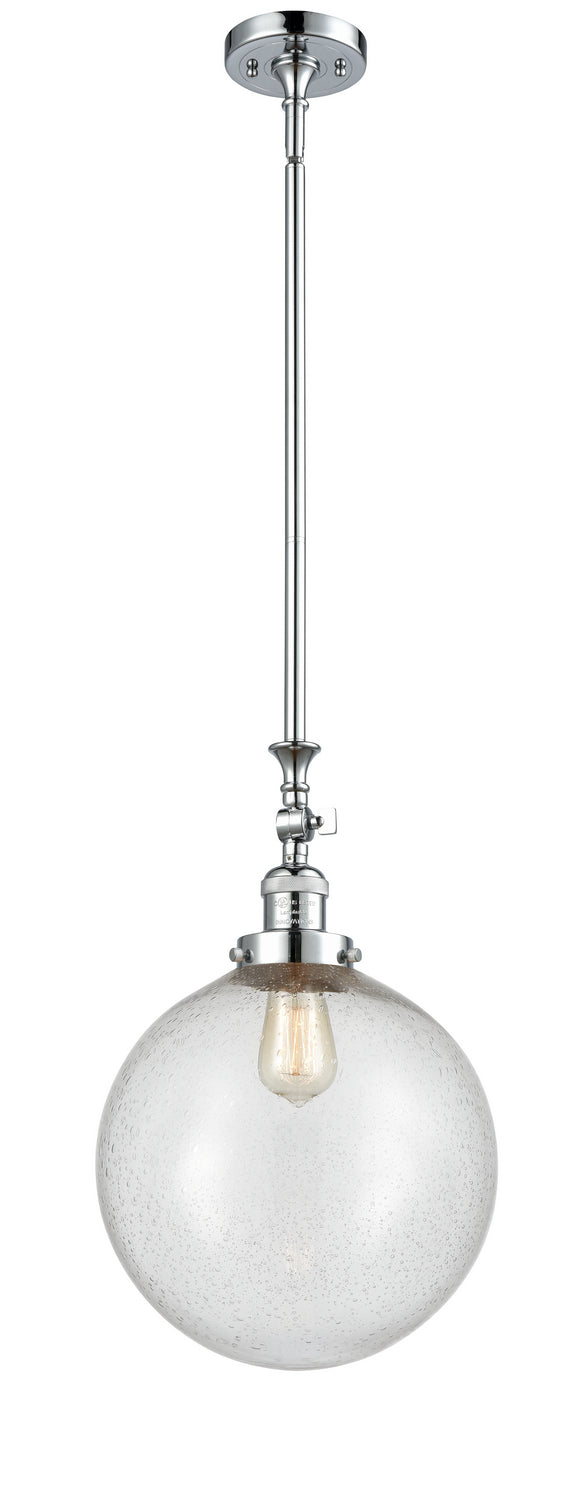 Innovations Franklin Restoration 206-PC-G204-12 Pendant Light - Polished Chrome