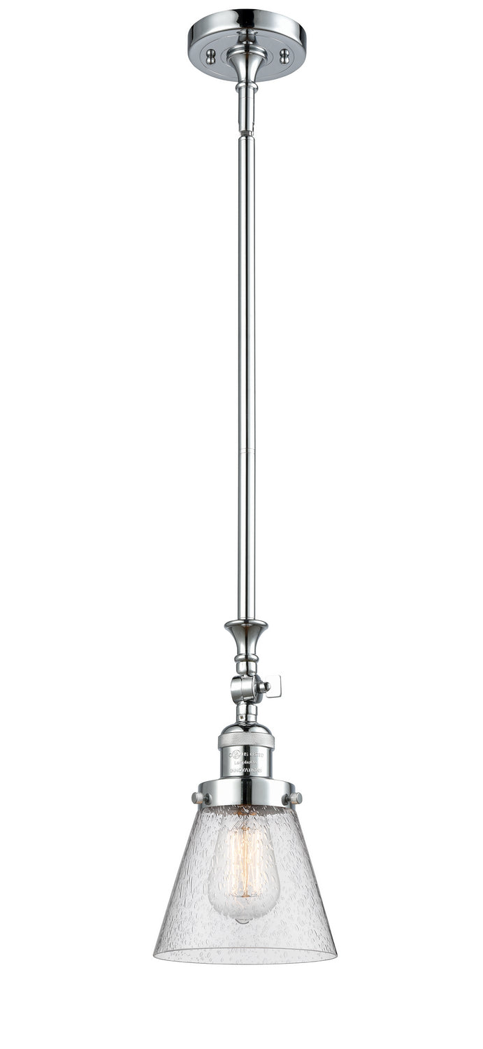 Innovations Franklin Restoration 206-PC-G64 Pendant Light - Polished Chrome