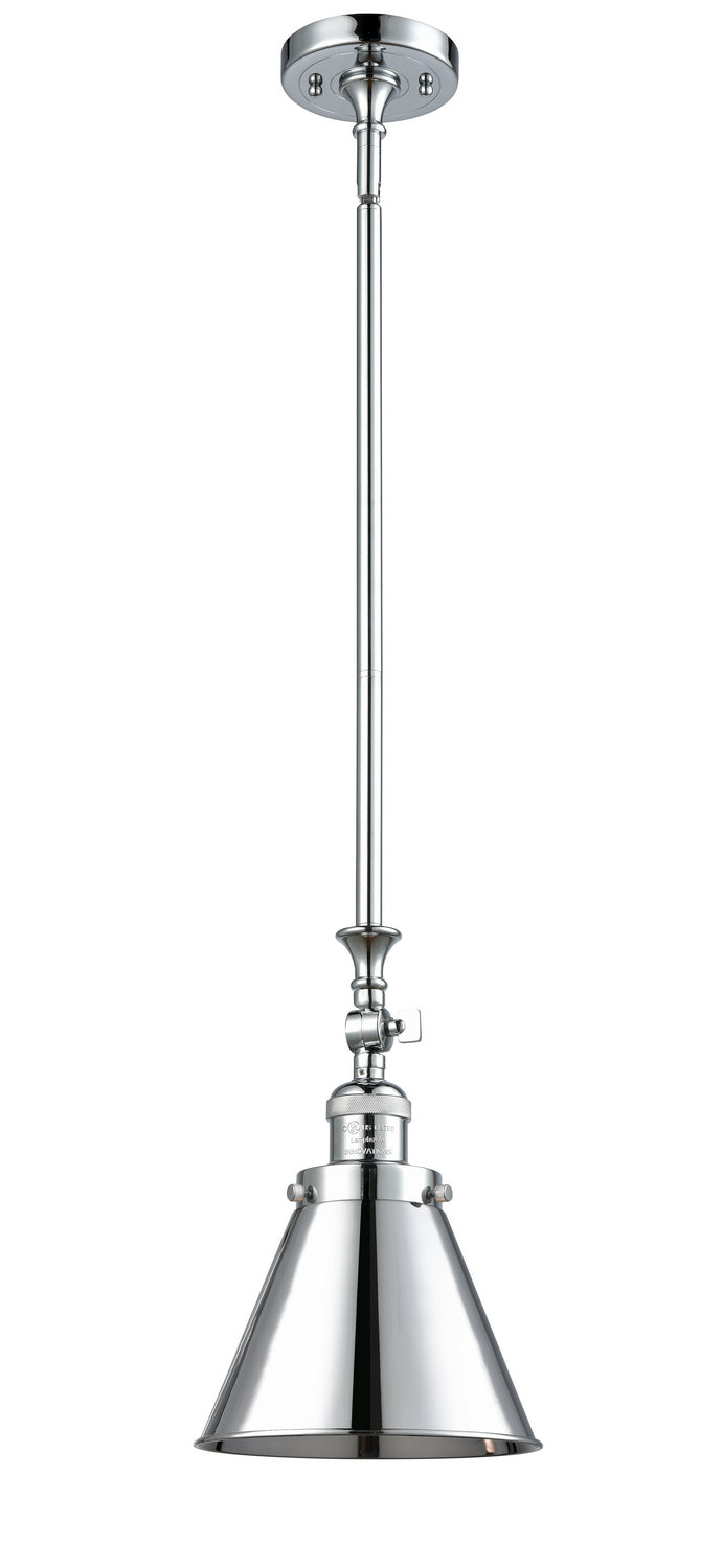 Innovations Franklin Restoration 206-PC-M13-PC Pendant Light - Polished Chrome