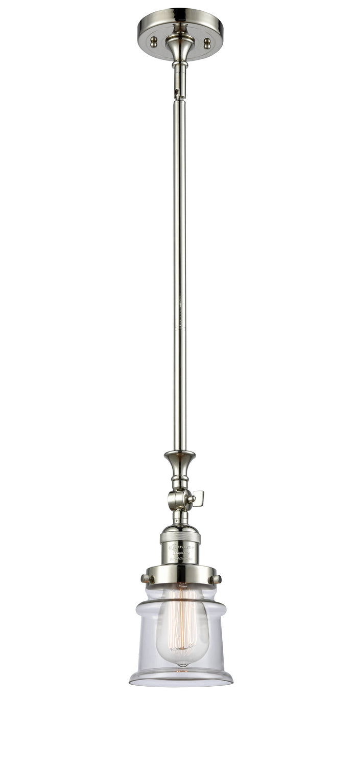 Innovations Franklin Restoration 206-PN-G182S-LED Pendant Light - Polished Nickel