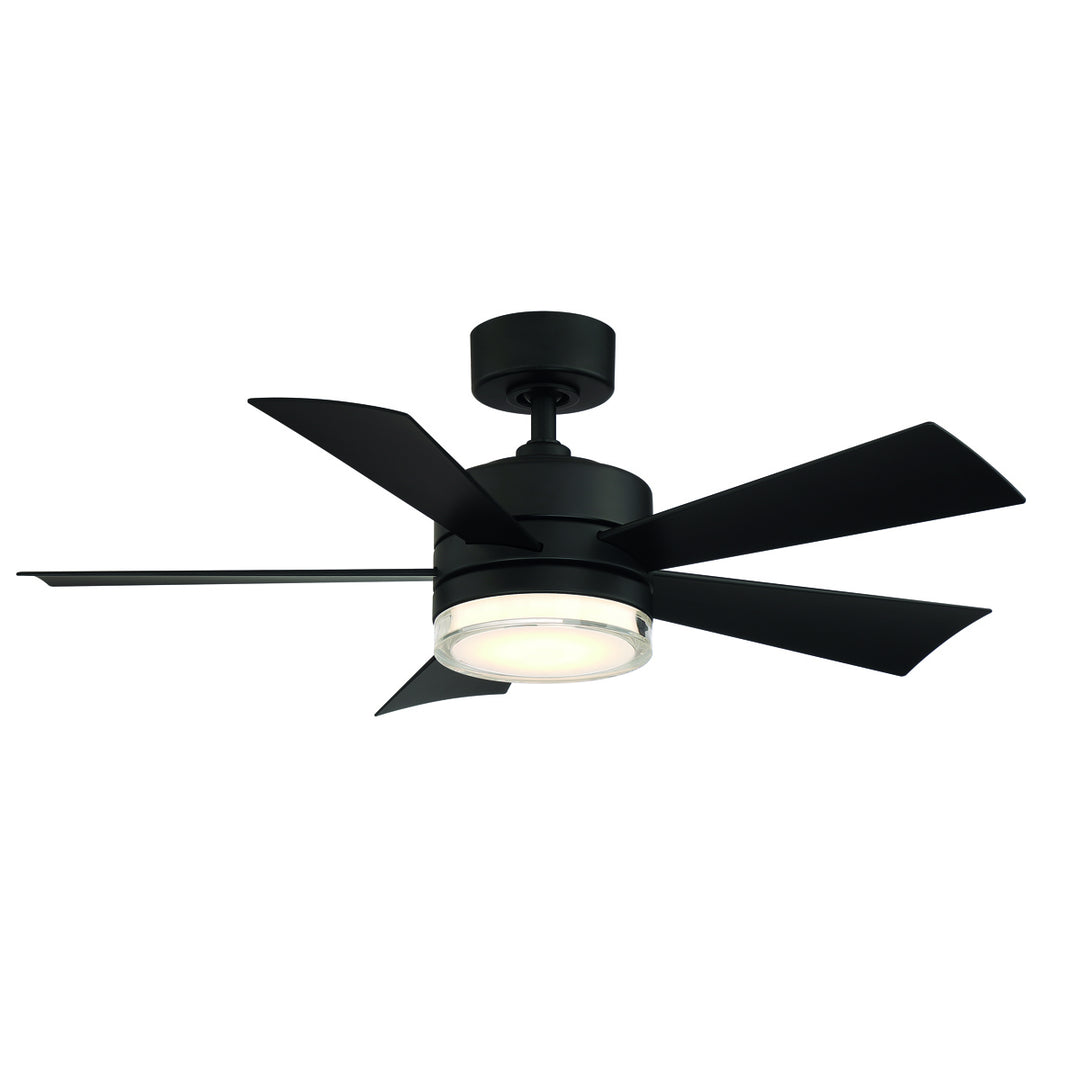 Modern Forms Fan Wynd FR-W1801-42L-27-MB Ceiling Fan 42 - Matte Black, Matte Black/