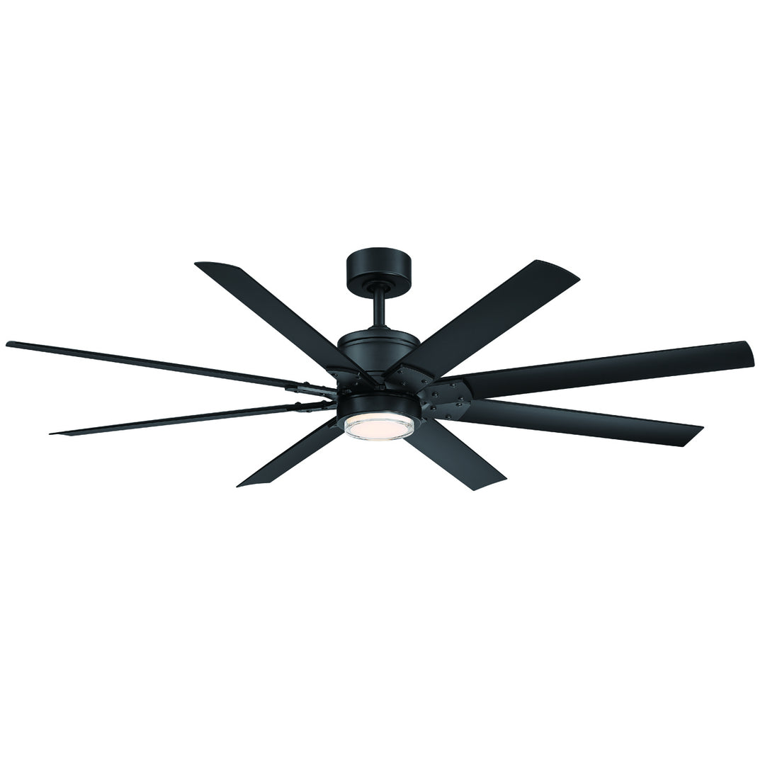 Modern Forms Fan Renegade FR-W2001-66L-35-MB Ceiling Fan 66 - Matte Black, Matte Black/