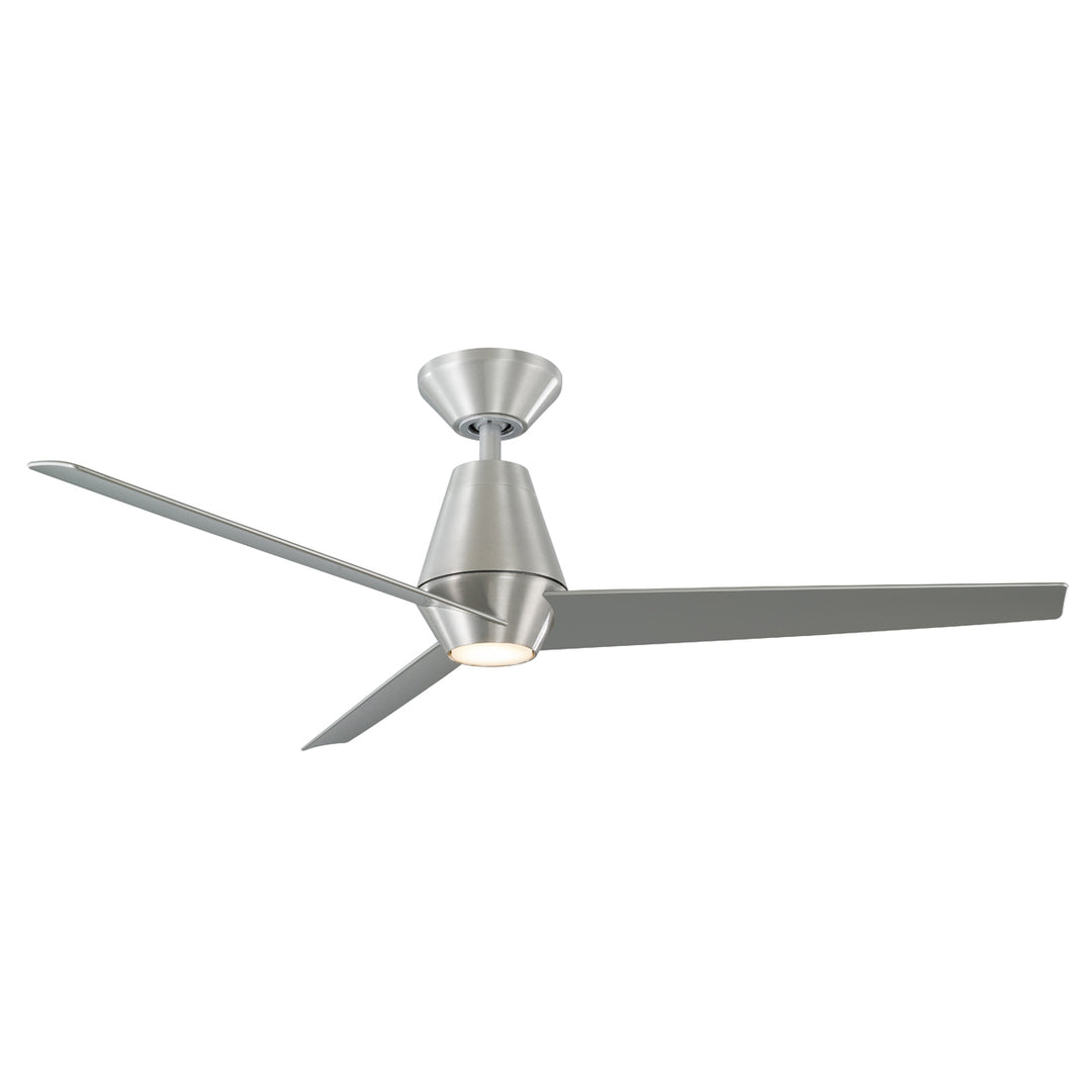 Modern Forms Fan Slim FR-W2003-52L-27-BA Ceiling Fan 52 - Brushed Aluminum/Titanium, Titanium Silver/