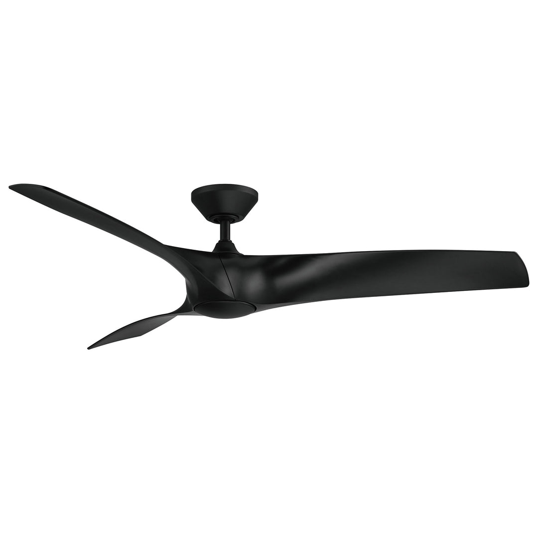 Modern Forms Fan Zephyr FR-W2006-62L-27-MB Ceiling Fan 62 - Matte Black, Matte Black/