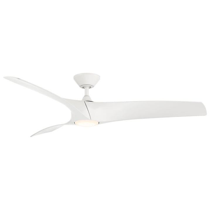 Modern Forms Fan Zephyr FR-W2006-62L-27-MW Ceiling Fan 62 - Matte White, Matte White/