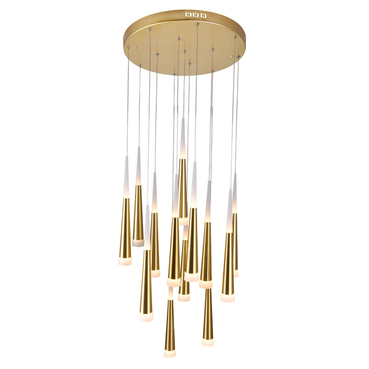 CWI Andes 1103p20-13-602 Pendant Light - Satin Gold