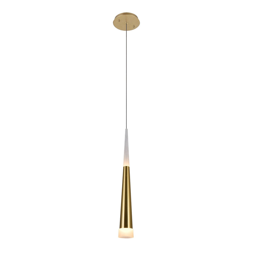 CWI Andes 1103p5-1-602 Pendant Light - Satin Gold