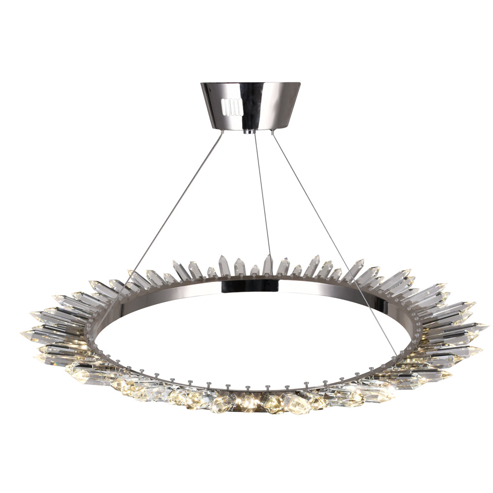 CWI Arctic Queen 1108p32-613 Chandelier Light - Polished Nickel