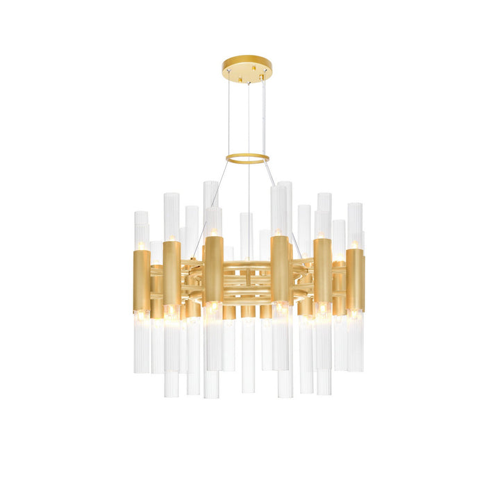 CWI Orgue 1120p20-42-602 Chandelier Light - Satin Gold