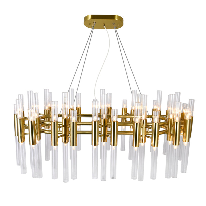 CWI Orgue 1120p39-72-602 Chandelier Light - Satin Gold
