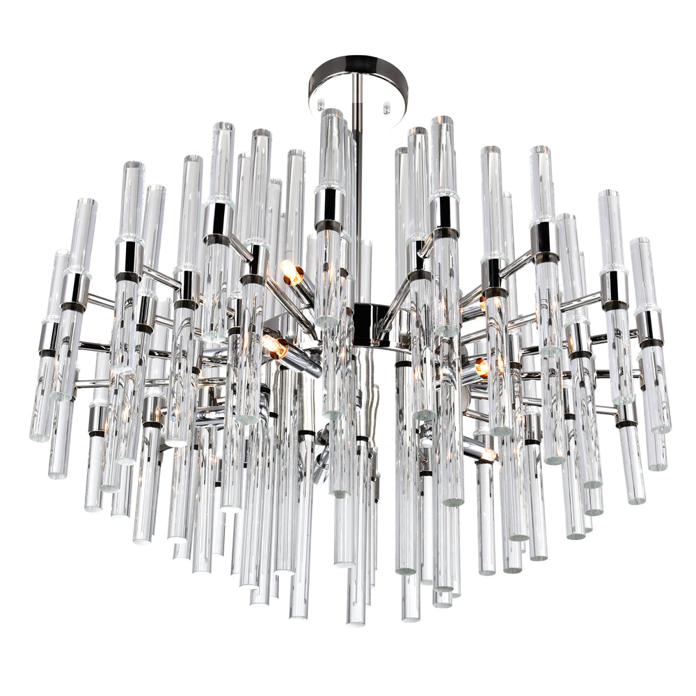 CWI Miroir 1137p26-10-613 Chandelier Light - Polished Nickel