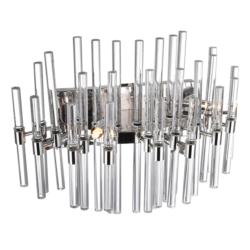 CWI Miroir 1137w18-4-613 Bath Vanity Light 18 in. wide - Polished Nickel