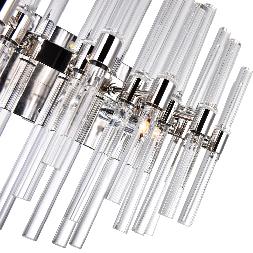 CWI Miroir 1137w18-4-613 Bath Vanity Light 18 in. wide - Polished Nickel