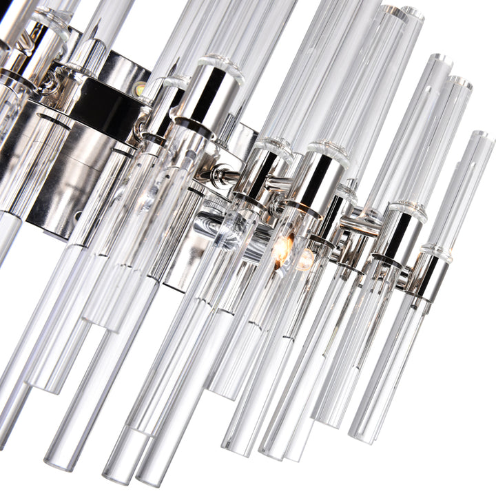CWI Miroir 1137w18-4-613 Bath Vanity Light 18 in. wide - Polished Nickel