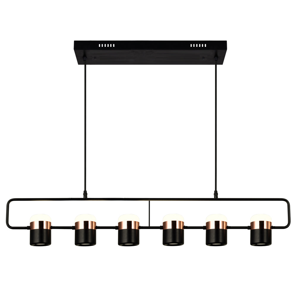 CWI Moxie 1147p45-6-101 Pendant Light - Black