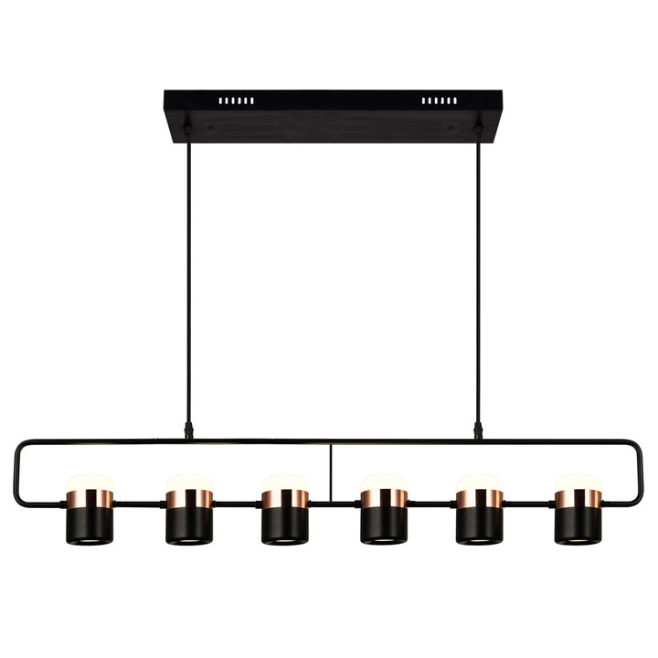 CWI Moxie 1147p45-6-101 Pendant Light - Black