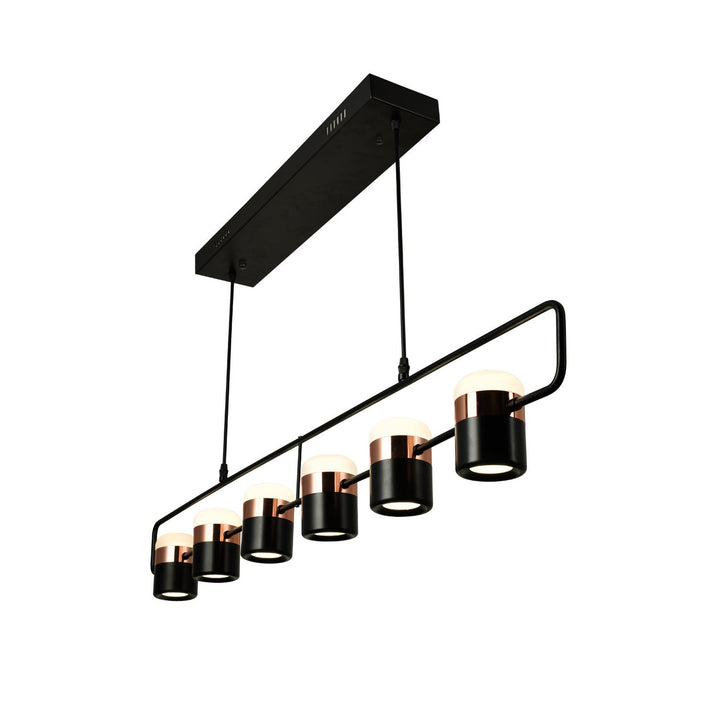 CWI Moxie 1147p45-6-101 Pendant Light - Black