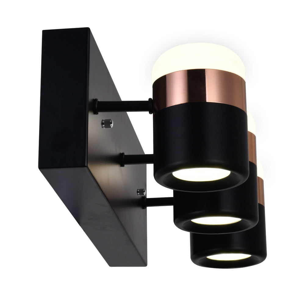 CWI Moxie 1147w16-3-101 Bath Vanity Light 16 in. wide - Black