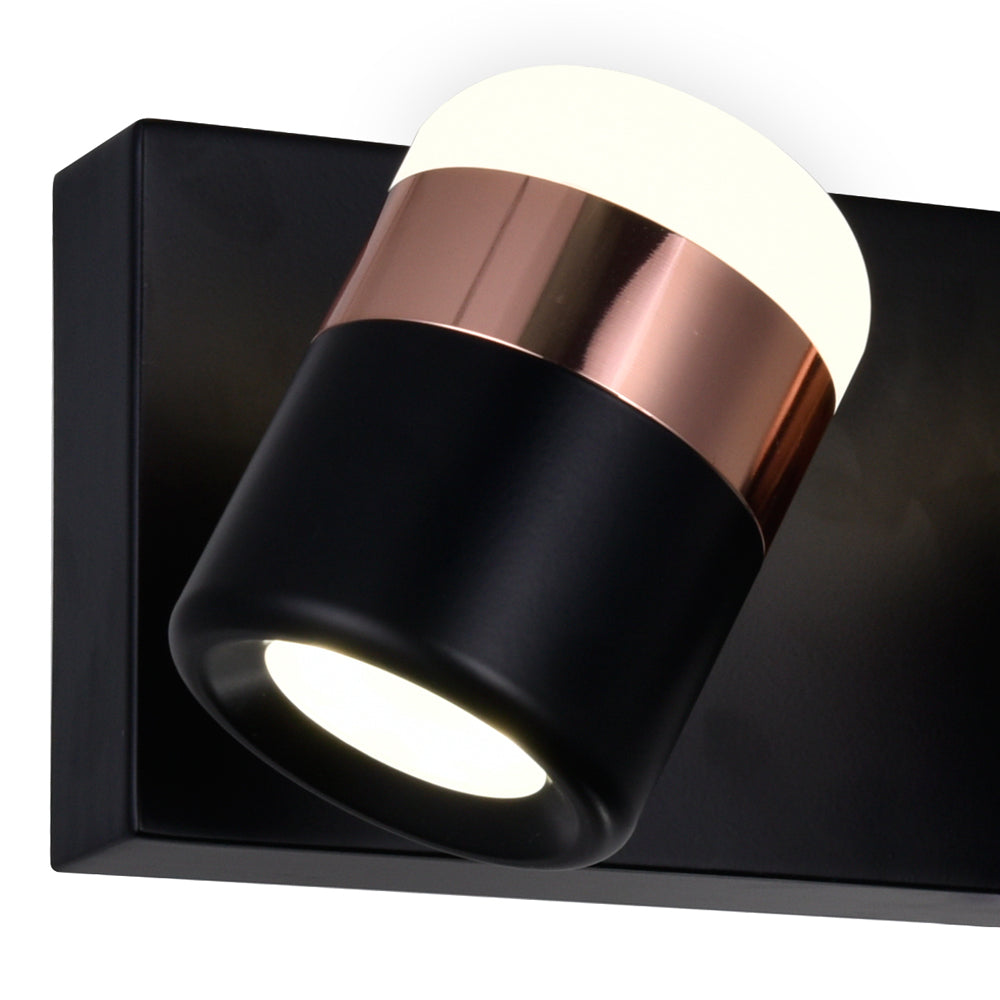 CWI Moxie 1147w16-3-101 Bath Vanity Light 16 in. wide - Black