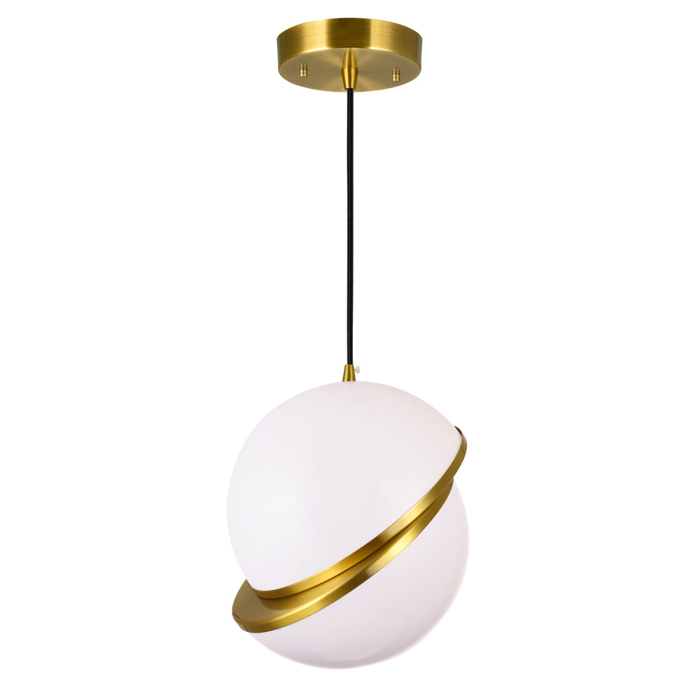 CWI Gemini 1148p10-1-624 Pendant Light - Brass