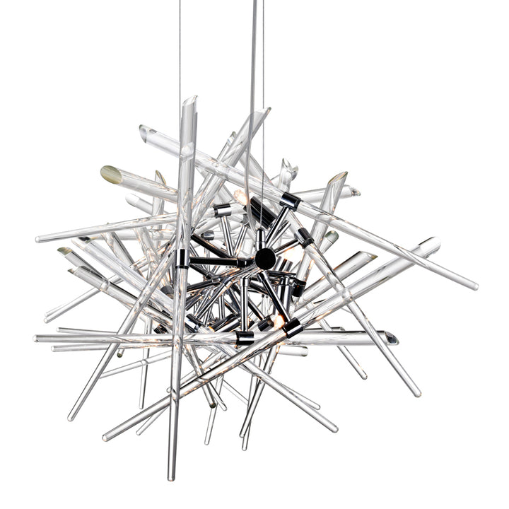 CWI Icicle 1154p37-9-601 Pendant Light - Chrome