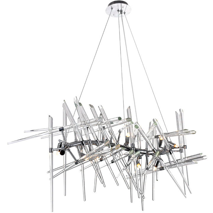 CWI Icicle 1154p39-10-601 Pendant Light - Chrome