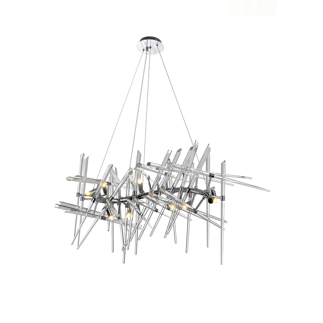 CWI Icicle 1154p39-10-601 Pendant Light - Chrome