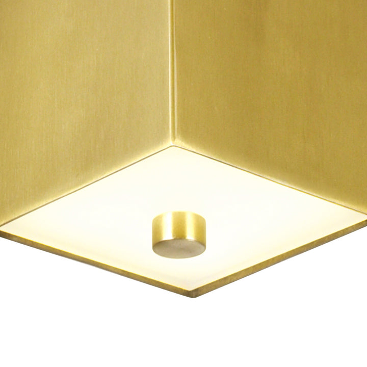CWI Saleen 1156p4-625 Pendant Light - Brass+Black