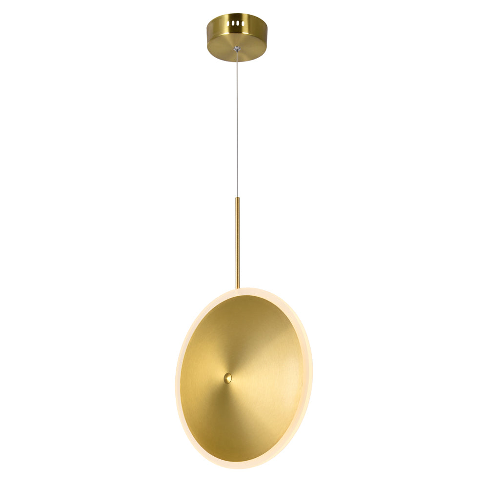 CWI Ovni 1204p12-1-625 Pendant Light - Brass