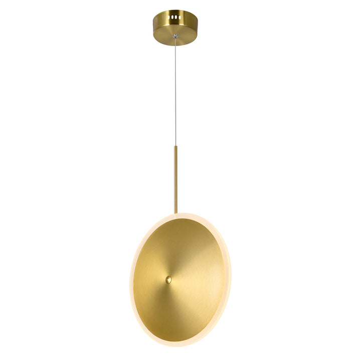 CWI Ovni 1204p12-1-625 Pendant Light - Brass