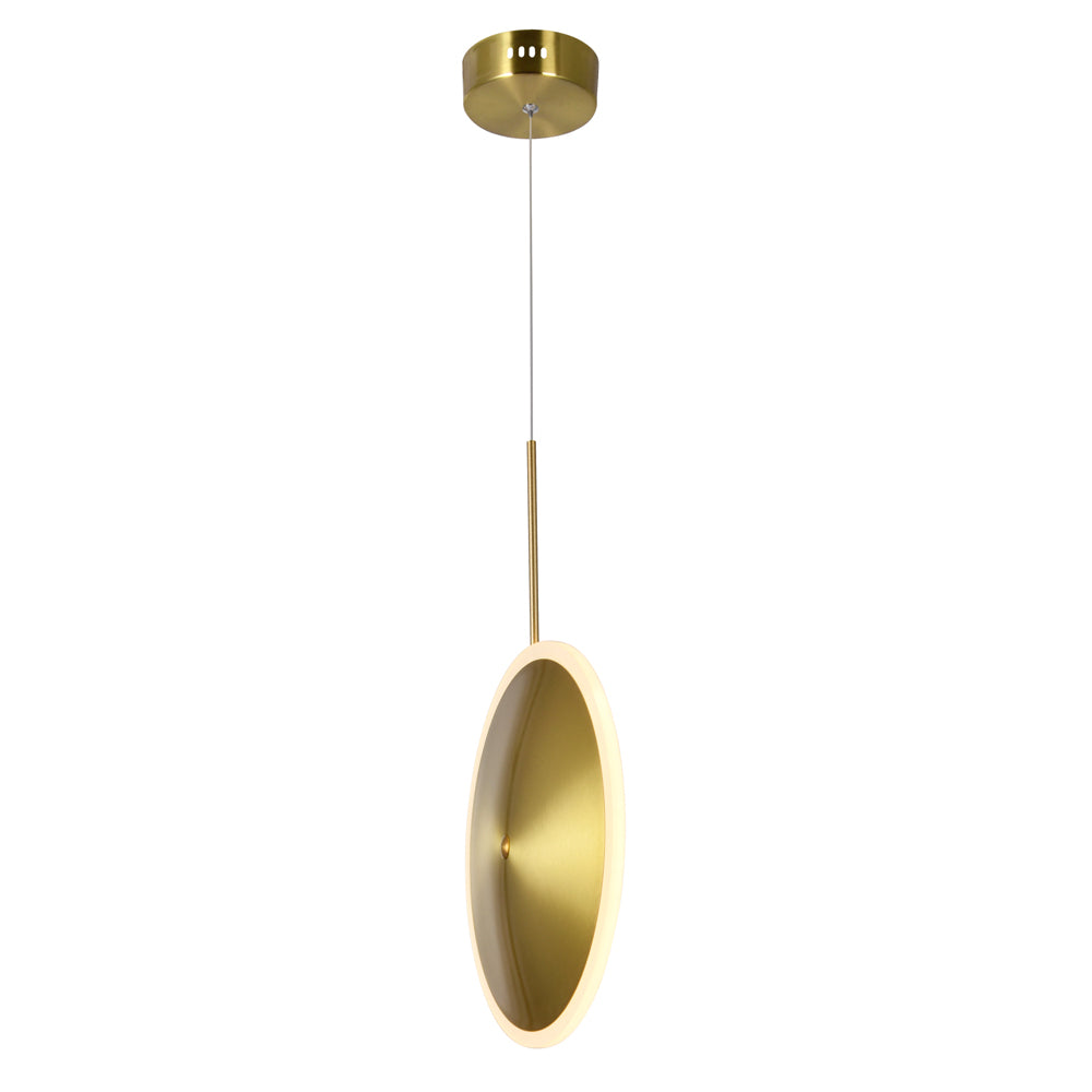 CWI Ovni 1204p12-1-625 Pendant Light - Brass