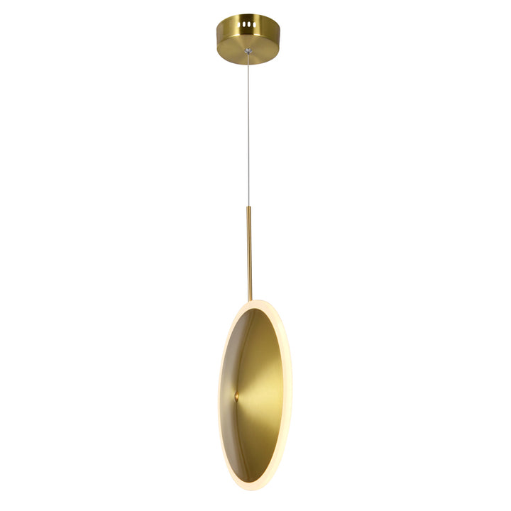 CWI Ovni 1204p12-1-625 Pendant Light - Brass