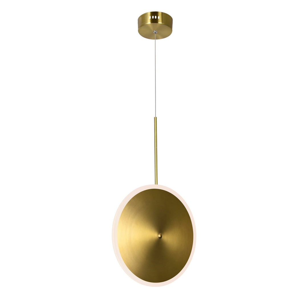 CWI Ovni 1204p12-1-625 Pendant Light - Brass