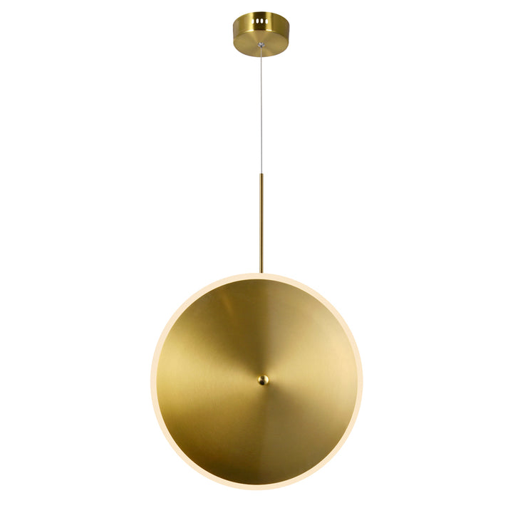 CWI Ovni 1204p16-1-625 Pendant Light - Brass