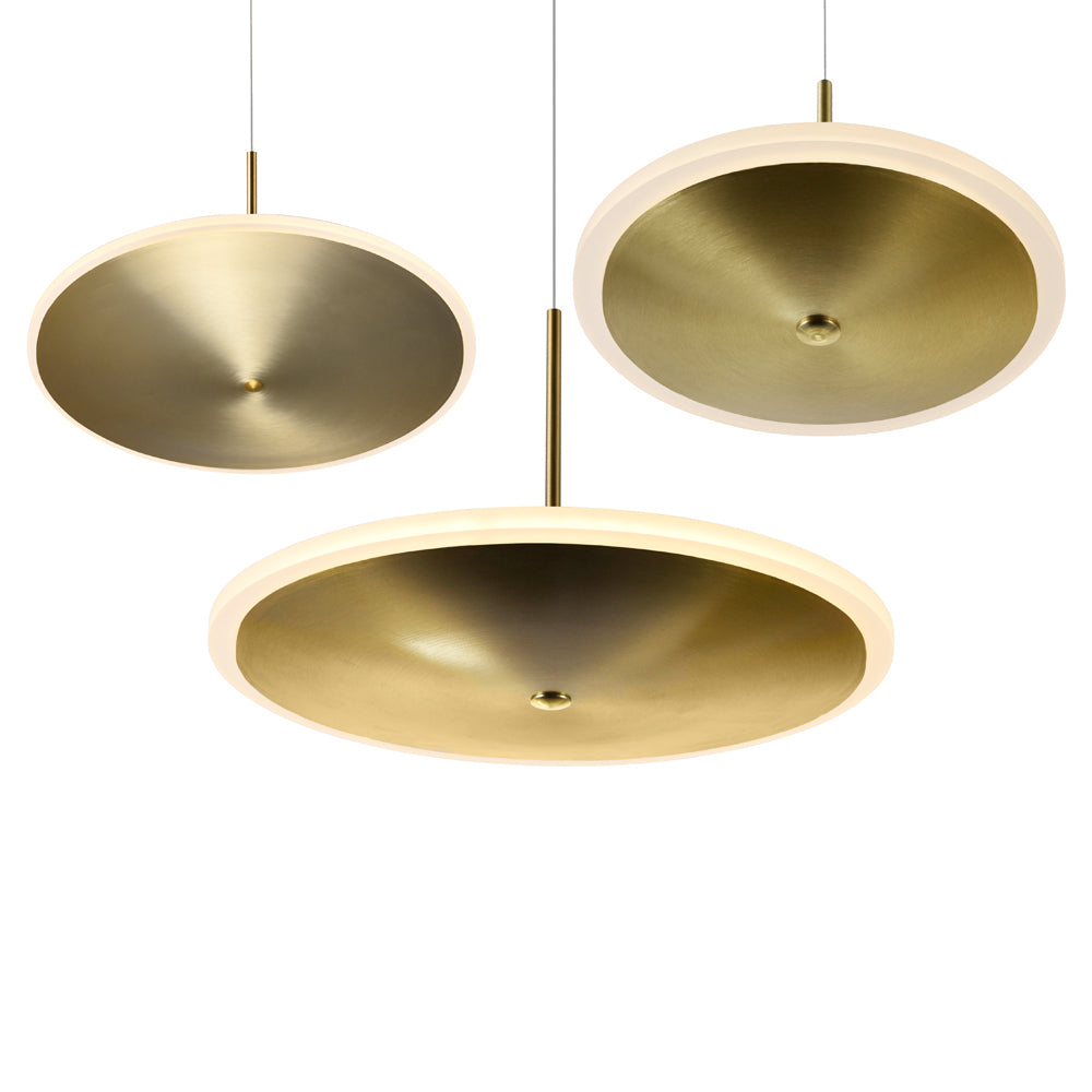 CWI Ovni 1204p43-5-625-a Pendant Light - Brass