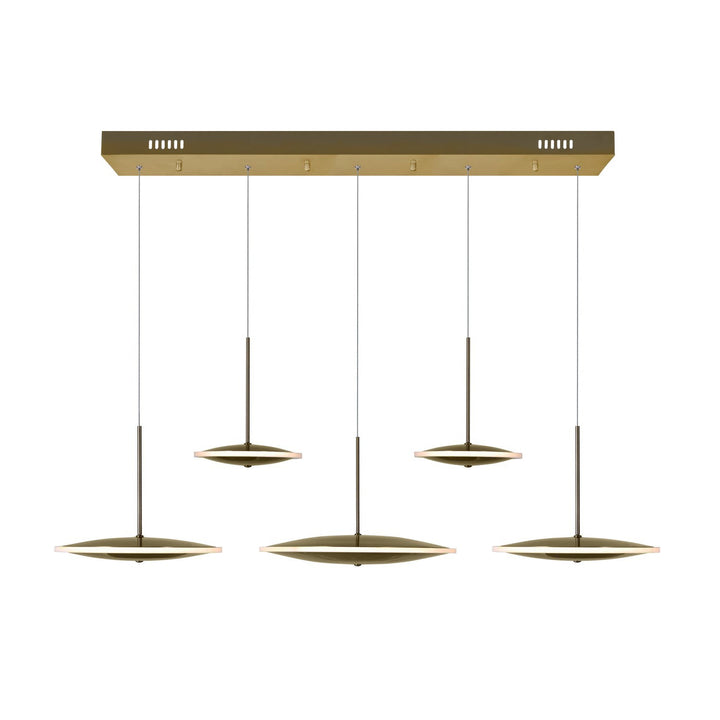 CWI Ovni 1204p43-5-625-a Pendant Light - Brass
