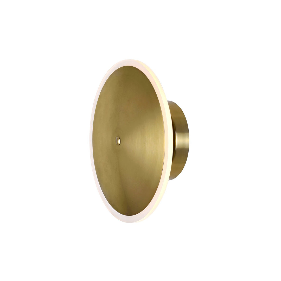 CWI Ovni 1204w12-1-625 Wall Sconce Light - Brass