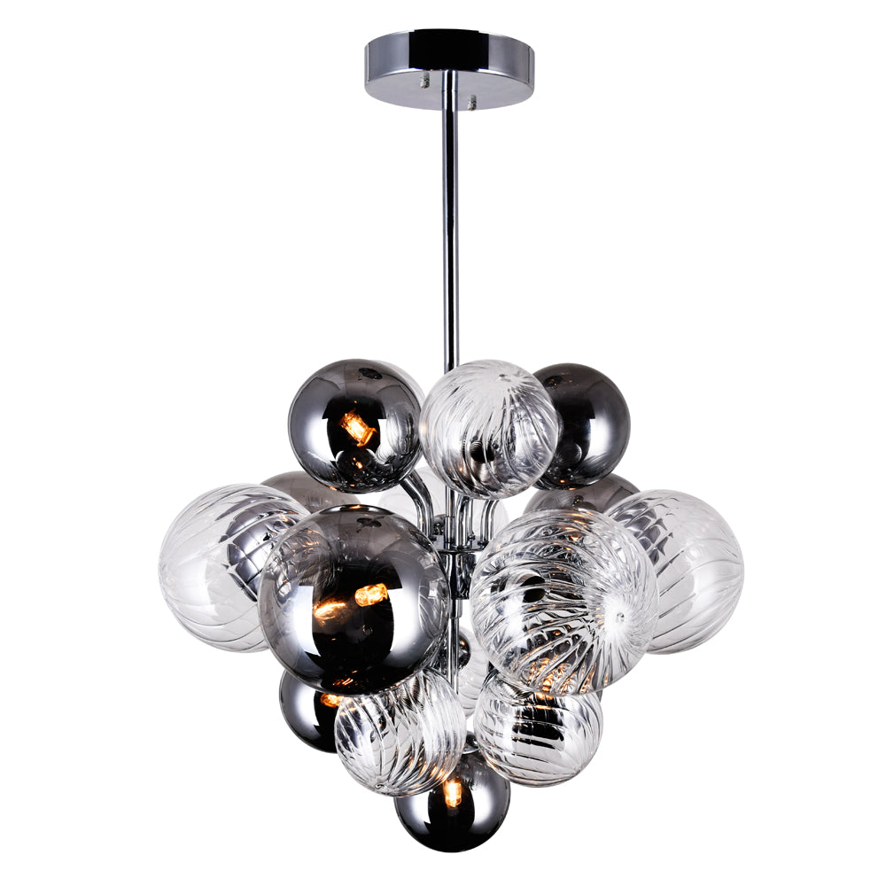 CWI Pallocino 1205p16-8-601 Chandelier Light - Chrome