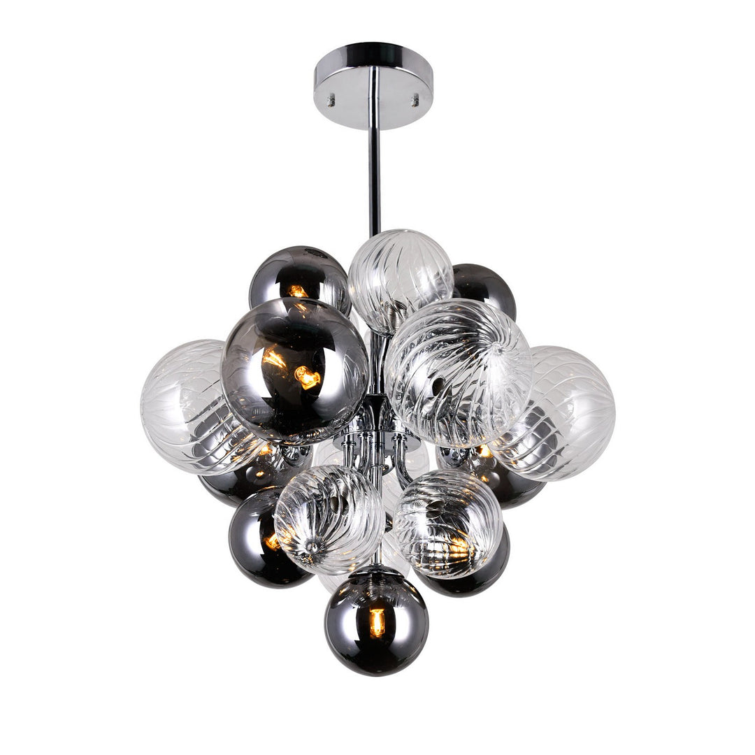 CWI Pallocino 1205p16-8-601 Chandelier Light - Chrome