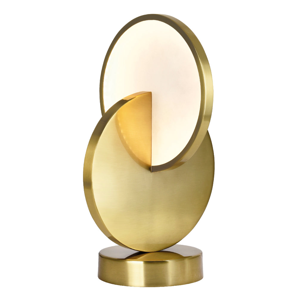 Cwi Lighting 1206T10-1-629 Modern Tranche Lamp Brushed Brass