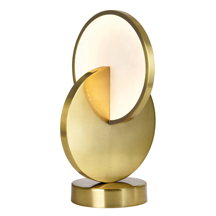 Cwi Lighting 1206T10-1-629 Modern Tranche Lamp Brushed Brass