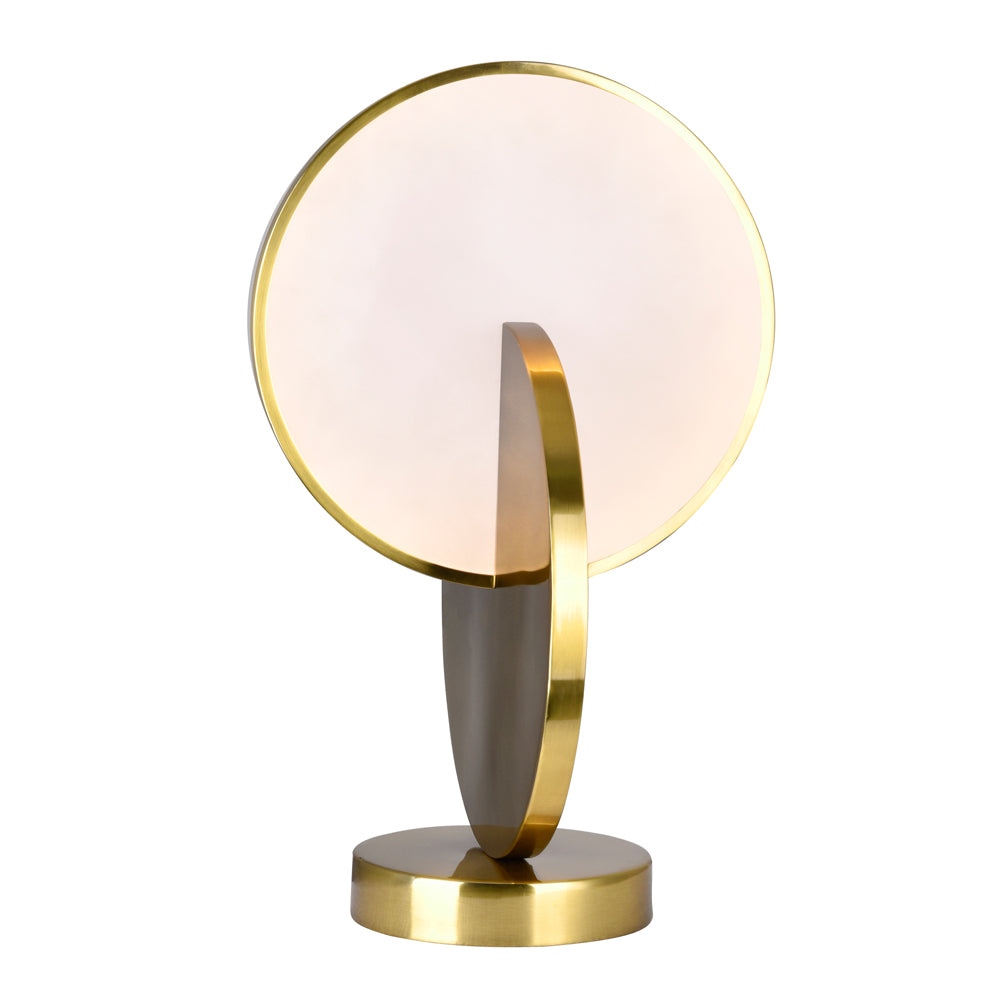 Cwi Lighting 1206T10-1-629 Modern Tranche Lamp Brushed Brass