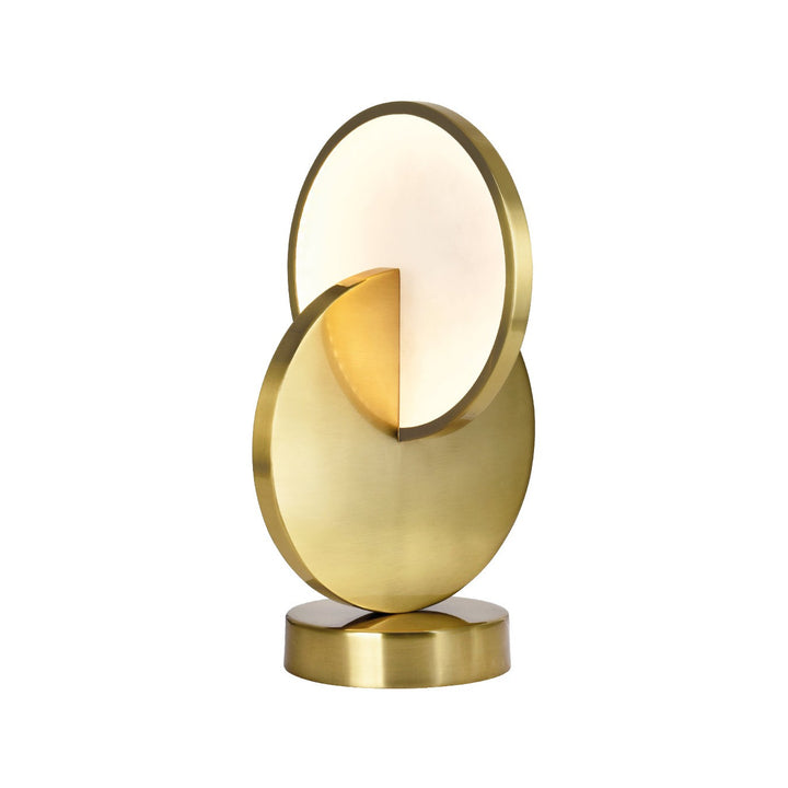 Cwi Lighting 1206T10-1-629 Modern Tranche Lamp Brushed Brass