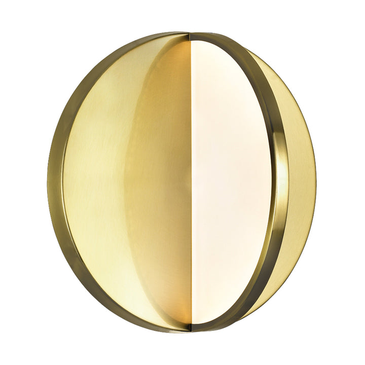 CWI Tranche 1206w10-1-629-a Wall Sconce Light - Brushed Brass