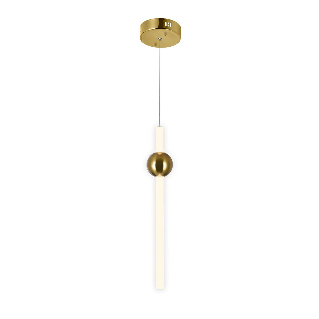 CWI Baton 1208p6-1-625-a Pendant Light - Brass