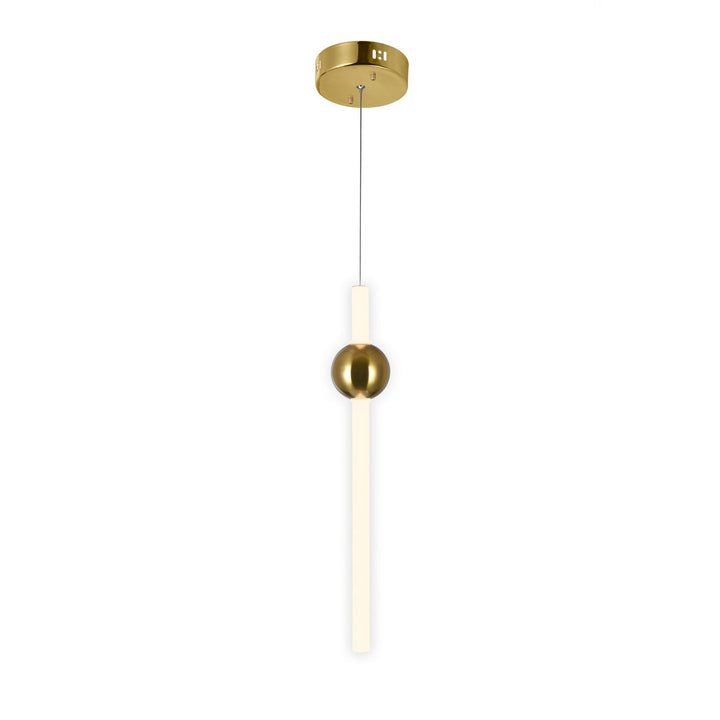 CWI Baton 1208p6-1-625-a Pendant Light - Brass