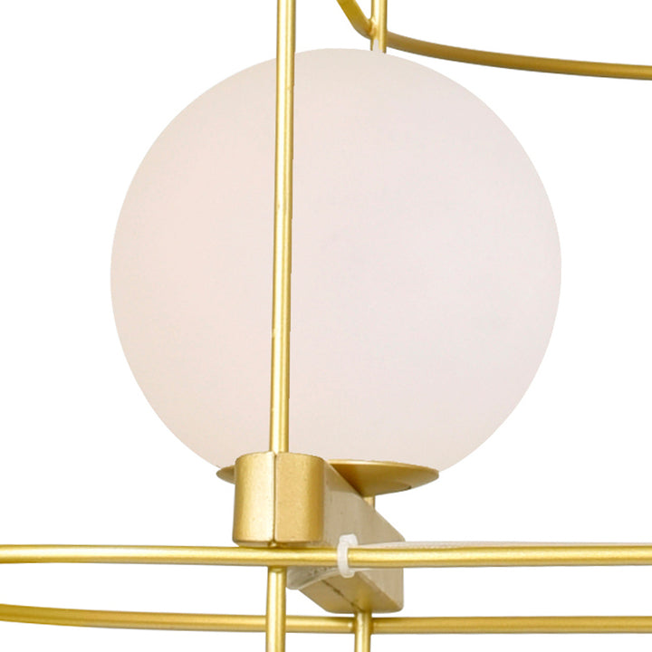 CWI Orbit 1209p20-3-169 Chandelier Light - Medallion Gold