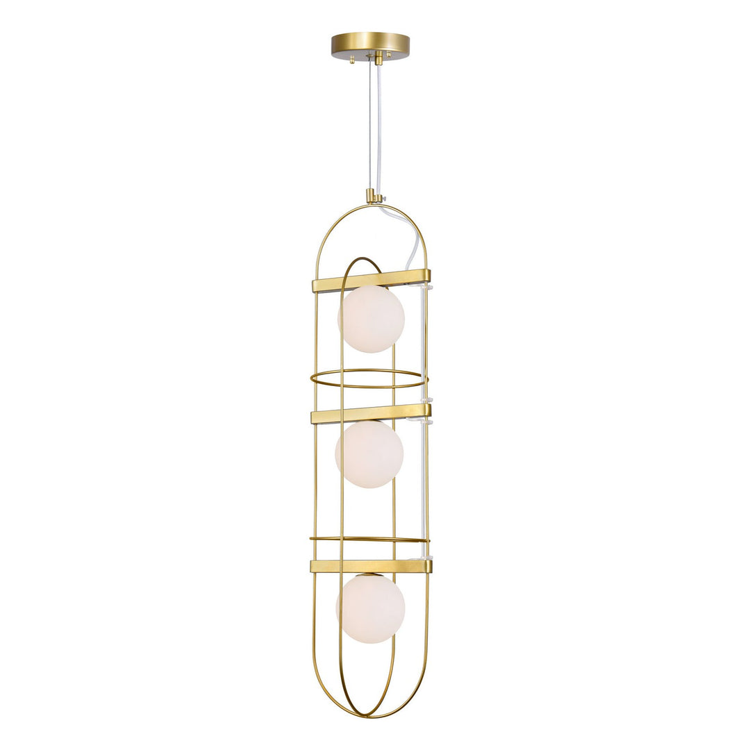 CWI Orbit 1209p7-3-169 Pendant Light - Medallion Gold
