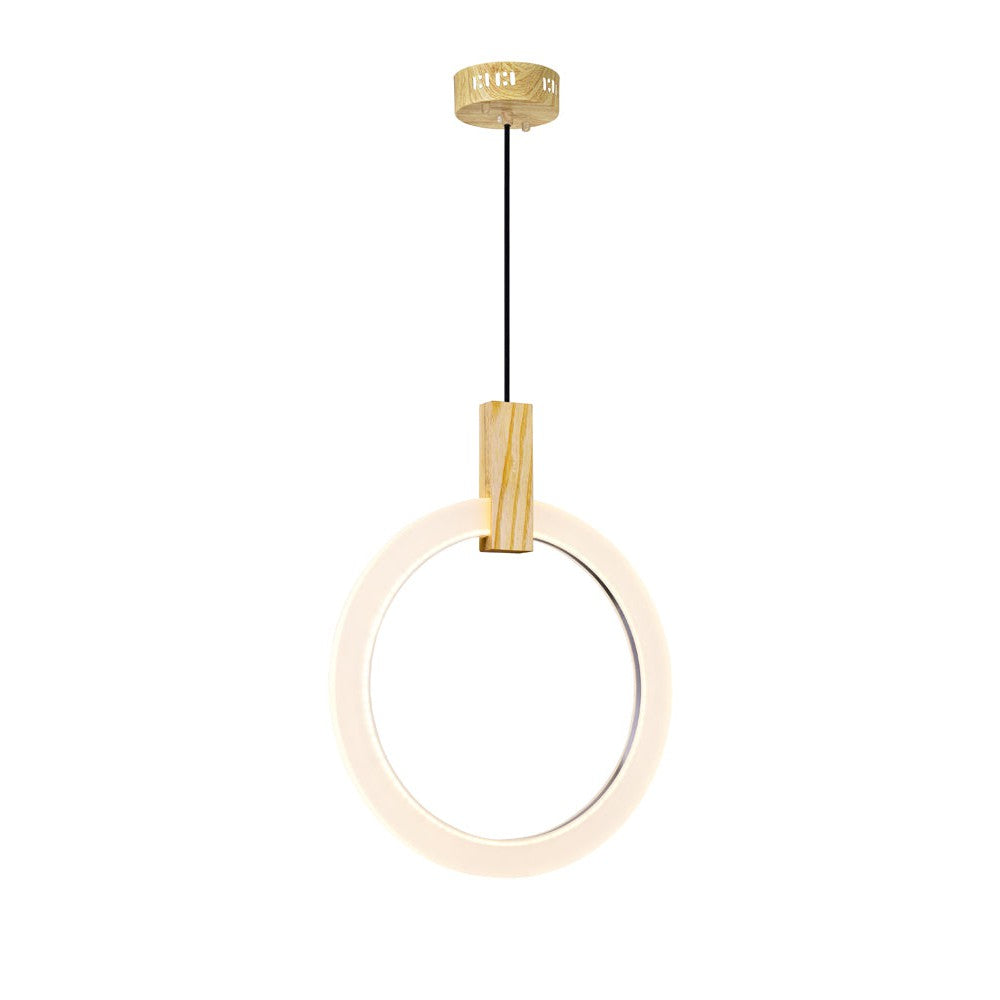 CWI Anello 1214p16-1-236 Pendant Light - White Oak
