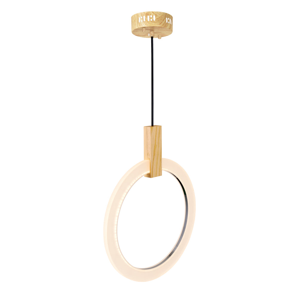 CWI Anello 1214p16-1-236 Pendant Light - White Oak